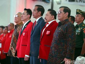 Jokowi Hadiri KLB PKPI di Cipayung Jokowi Hadiri KLB PKPI di Cipayung