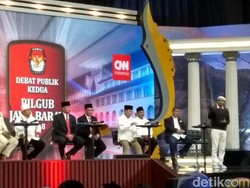 Debat Cagub Jabar: Adu Gagasan, Saling Sindir dan Nyaris Bubar