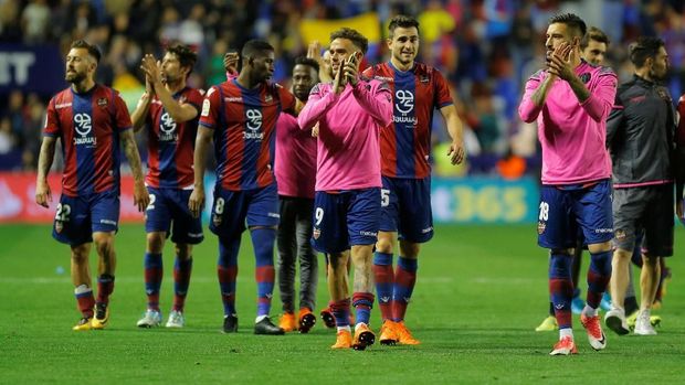 Levante menggagalkan mimpi Barcelona untuk memiliki 'inivincible season' di 2017/2018.