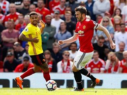 Carrick menandai akhir kariernya dengan indah. Pemain berusia 36 tahun itu menciptakan umpan kunci untuk gol tunggal MU yang dicetak Marcus Rashford di babak pertama. (Foto: Jason Cairnduff /Action Images via Reuters)