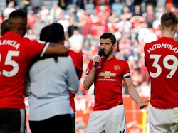 Carrick akan diingat sebagai salah satu legenda MU. (Foto: Darren Staples/Reuters)