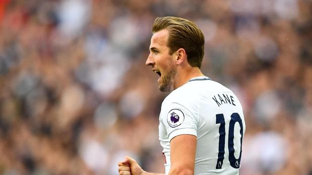 Soccer Football - Premier League - Tottenham Hotspur vs Leicester City - Wembley Stadium, London, Britain - May 13, 2018   Tottenham's Harry Kane celebrates scoring their fifth goal    REUTERS/Dylan Martinez    EDITORIAL USE ONLY. No use with unauthorized audio, video, data, fixture lists, club/league logos or 