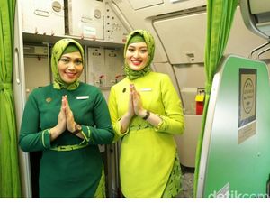 Foto: Seragam Baru Pramugari Citilink, Ada yang Pakai Hijab
