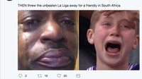 Banyak fans mempertanyakan keputusan tak memainkan Lionel Messi dalam laga ini. Messi disimpan supaya fit untuk laga persahabatan dengan Afrika Selatan (ist.)