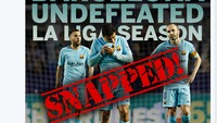 Keinginan Barcelona memuntaskan musim tanpa kalah di 38 pertandingan pupus pada laga ke-37 (ist.)