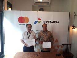 Pertamina Gandeng Mastercard Perluas Transaksi Non Tunai