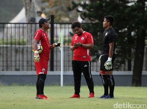 Andritany Masih Absen, Persija Semangati Dua Kiper Lainnya