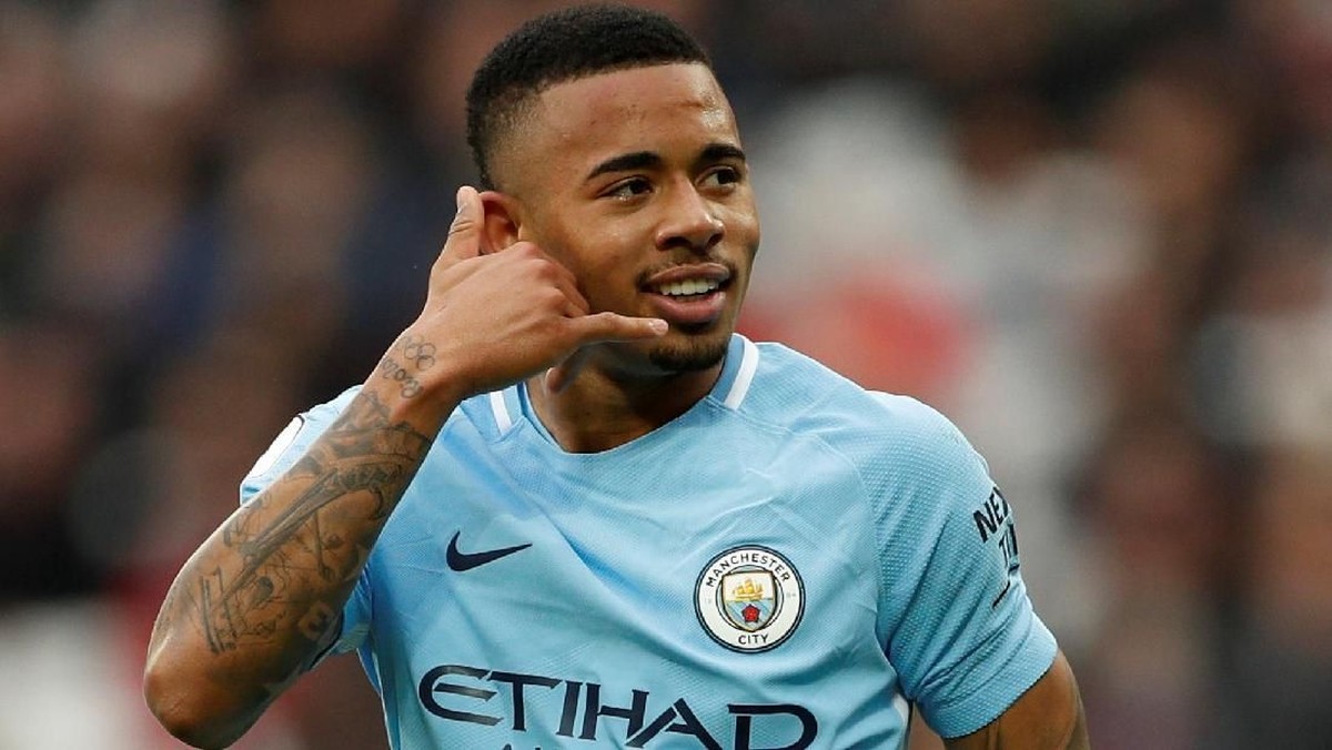 Gabriel Jesus memperpanjang kontraknya di Manchester City. (Foto: John Sibley/Action Images via Reuters)
