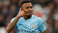 Gabriel Jesus cukup produktif di Liga Inggris musim lalu dengan mencetak 13 gol untuk Manchester City. Jesus pun masuk calon top skor Liga Inggris 2018/2019. Foto: John Sibley/Action Images via Reuters