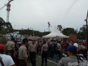 Pengamanan Ketat di Laga Persija Jakarta Vs Home United