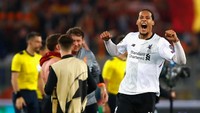 Virgil van Dijk (bek, Liverpool). Tiba di Liverpool bulan Januari, dan sudah memberikans rasa tenang dan stabilitas buat timnya di fase gugur. (Foto: Julian Finney/Getty Images)