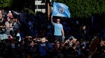 Foto: City Rayakan Gelar Juara, Manchester Membiru