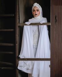 Setelah Hijab Pocong Jadi Viral, Kini Ada Hijab Pengantin Seram