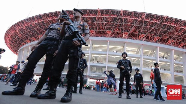 Suasana SUGBK beberapa saat sebelum laga dimulai.