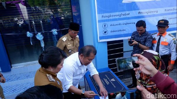 Menkominfo Resmikan Tongkrongan Blogger Vlogger Singkawang