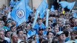 Foto: City Rayakan Gelar Juara, Manchester Membiru