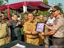 Polisi Ciamis Ikut Ngajar Soal Pencegahan Narkoba di Sekolah