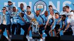Foto: City Rayakan Gelar Juara, Manchester Membiru