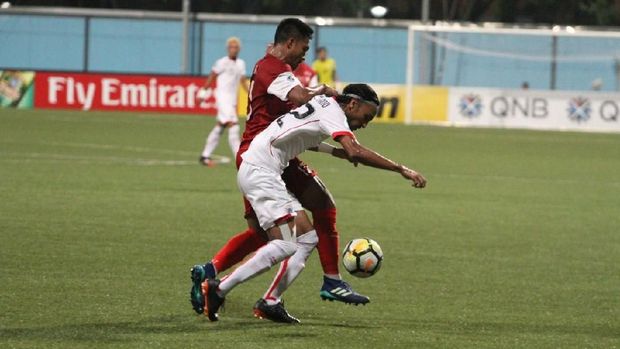 Persija Jakarta kalah 2-3 dari Home United pada leg pertama semifinal zona ASEAN Piala AFC 2018. (