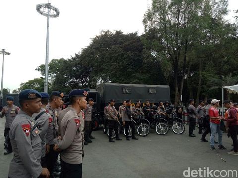 Pengamanan Ketat di Laga Persija Jakarta Vs Home United 