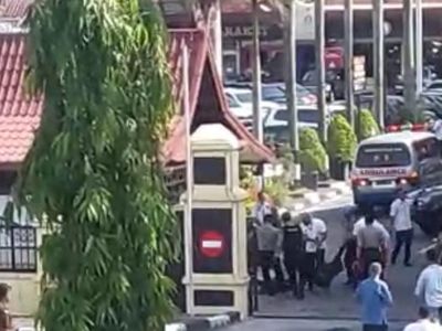 Foto: Polda Riau Diserang Terduga Teroris