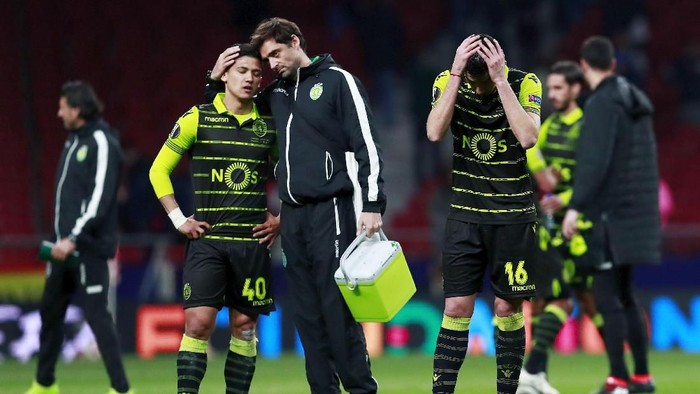 Para Pemain Sporting Diserang Saat Latihan