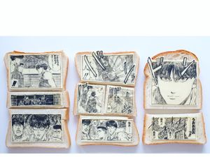 Keren Banget! Seniman Ini Buat Komik di Atas Roti Panggang