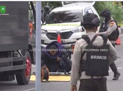 Diserang Teroris, Mapolda Riau Puncaki Trending Topic