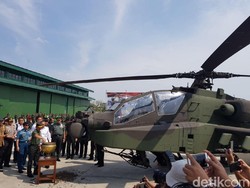 TNI Terima 8 Helikopter Tempur Apache Canggih Hari Ini