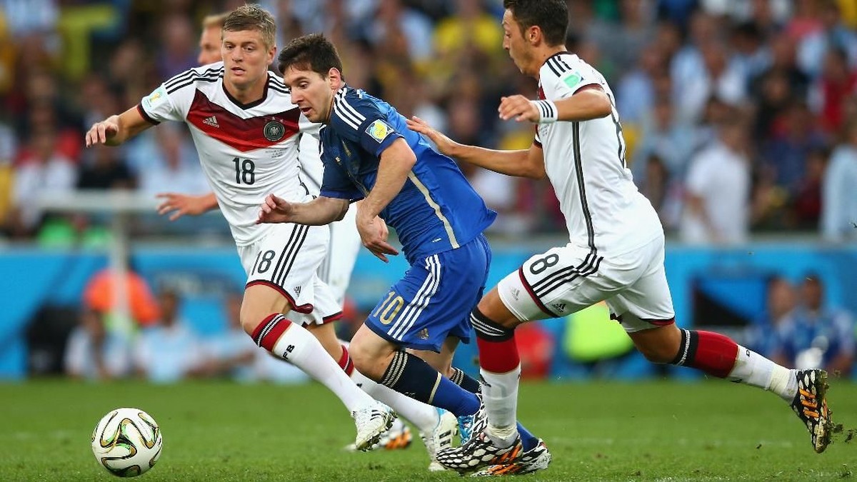 Jerman vs Argentina di final Piala Dunia 2014 (Foto: Julian Finney/Getty Images)