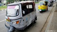 Bajaj ala Asian Games, Wara-wiri di Jalanan Ibu Kota
