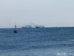 Ada Puluhan Penumpang Saat Kapal Tujuan Banyuwangi Terbakar