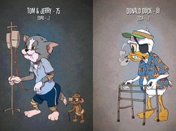 Ini Jadinya Jika 9 Tokoh Kartun Digambar Sesuai Usia Asli