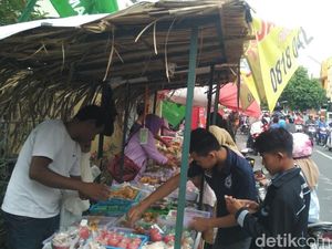 Nuansa Jogja Tempo Doeloe di Pasar Sore Ramadan Nitikan Yogya