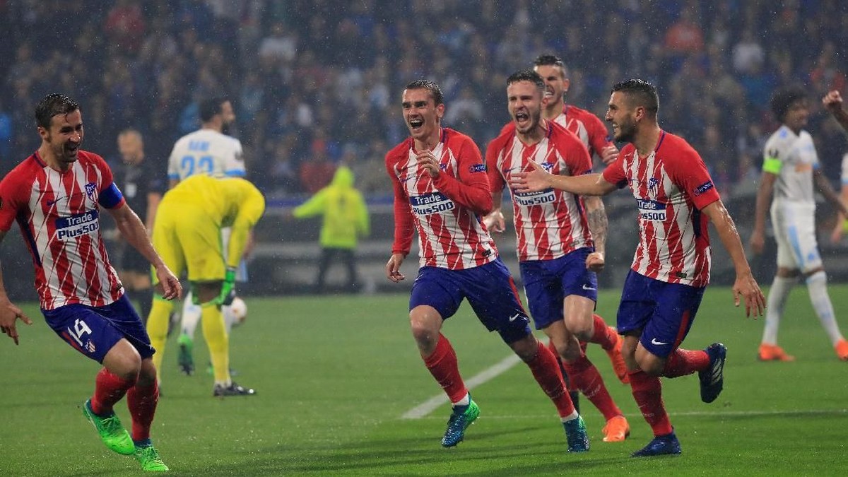 Atletico Madrid menjuarai Liga Europa setelah mengalahkan Marseille 3-0 di final (Foto: Gonzalo Fuentes/Reuters)