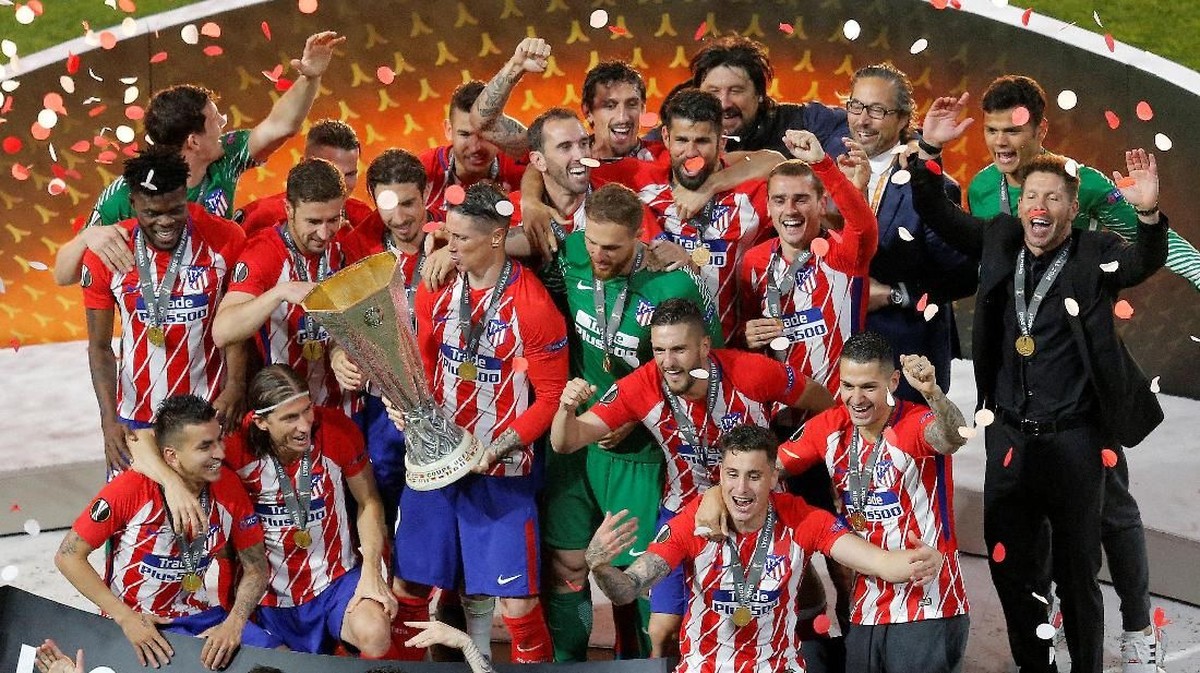 Atletico Madrid juara Liga Europa 2017/2018 (Foto: Vincent Kessler/Reuters)