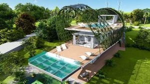 Rumah Kepompong Ini Bisa Produksi Air Minum dan Listrik Sendiri