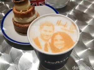 Cerita di Balik Megharryccino, Cappuccino Unik Berwajah Harry-Meghan Cerita di Balik Megharryccino, Cappuccino Unik Berwajah Harry-Meghan