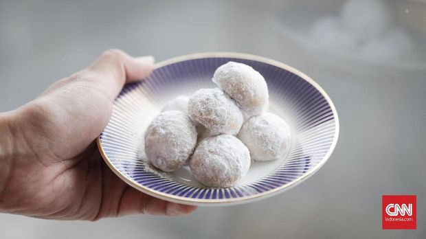 Kue Putri Salju (17/5). (CNN Indonesia/ Hesti Rika)