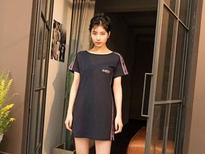 Foto: Tren Pakai Baju Tanpa Celana yang Dipopulerkan Artis K-pop Foto: Tren Pakai Baju Tanpa Celana yang Dipopulerkan Artis K-pop