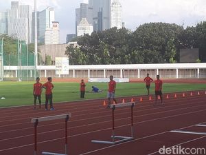 Puasa, Tim Estafet Putra Tetap Berlatih di Stadion Madya