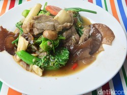 Menu Ke-6 : Olahan Jamur yang Enak dan Bubur Sumsum Mutiara yang Legit