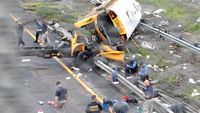 Kecelakaan Bus Sekolah di New Jersey Tewaskan 2 Orang