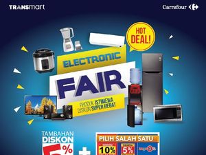 Akhir Pekan, Dapatkan Ragam Promo Elektronik di Transmart Carrefour