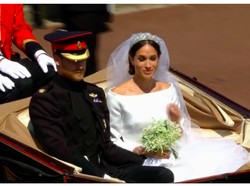 Busana Pernikahan Harry-Meghan Dipamerkan di Kastil Windsor