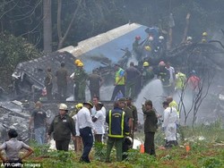 Saksi Sempat Lihat Pesawat Cubana Terbakar Sebelum Jatuh