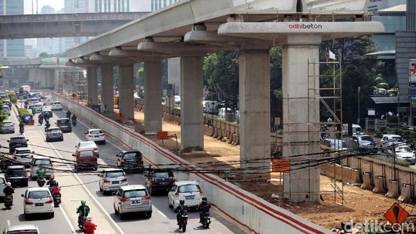 Mengintip Perkembangan Proyek LRT Jabodebek