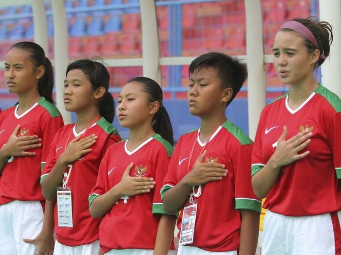 Pemain Timnas Indonesia U-15 Putri. (Foto: Instagram/@portia.fischer) Pemain Timnas Indonesia U-15 Putri. (Foto: Instagram/@portia.fischer)