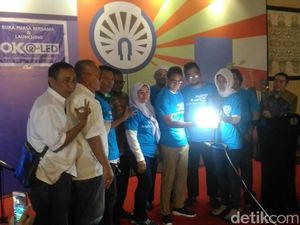 Lanching Lampu OK O-LED, Sandi: Ini SNI, Terangnya Luar Biasa