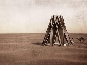 Rumah Ini Dibuat dari Bulu Kambing, Tertarik Mencoba?